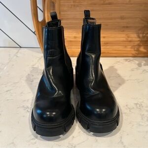 Madden Girl Black Heeled Boots